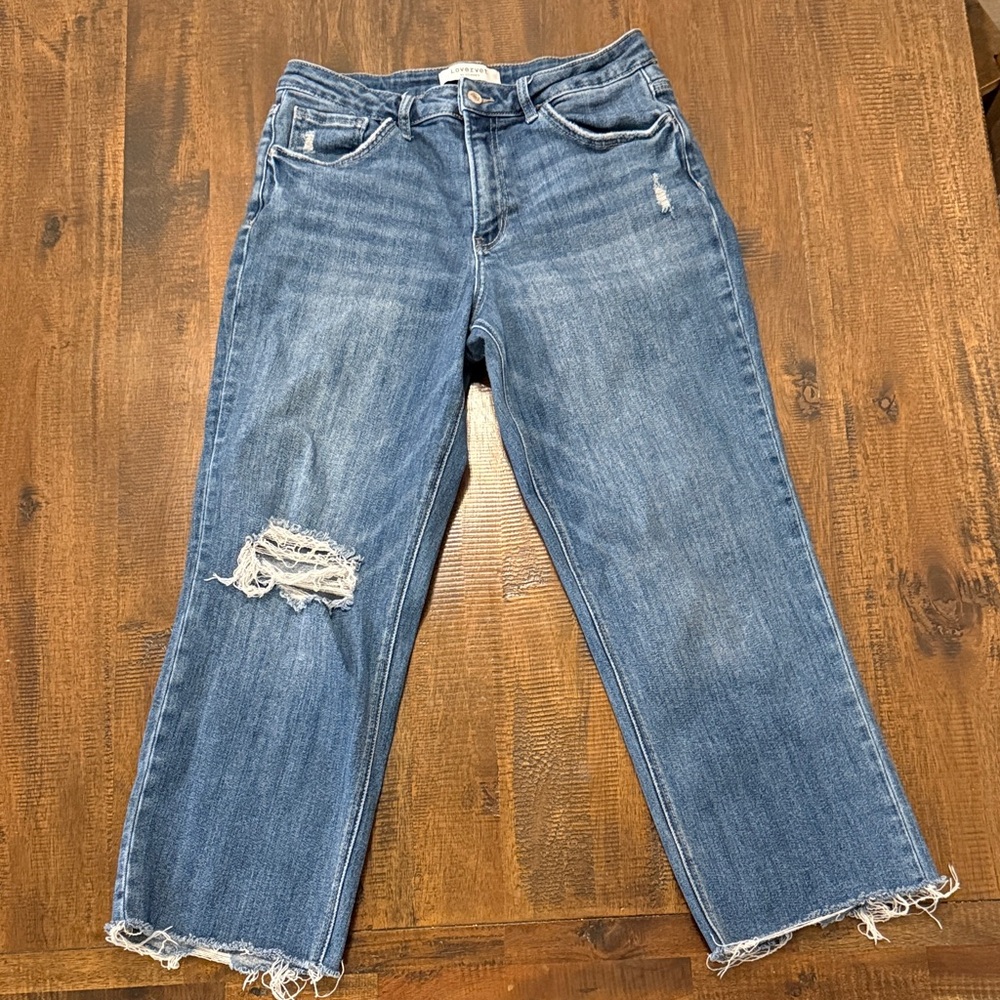 Lovervet Distressed Blue Women's Jeans - Picture 4 of 8
